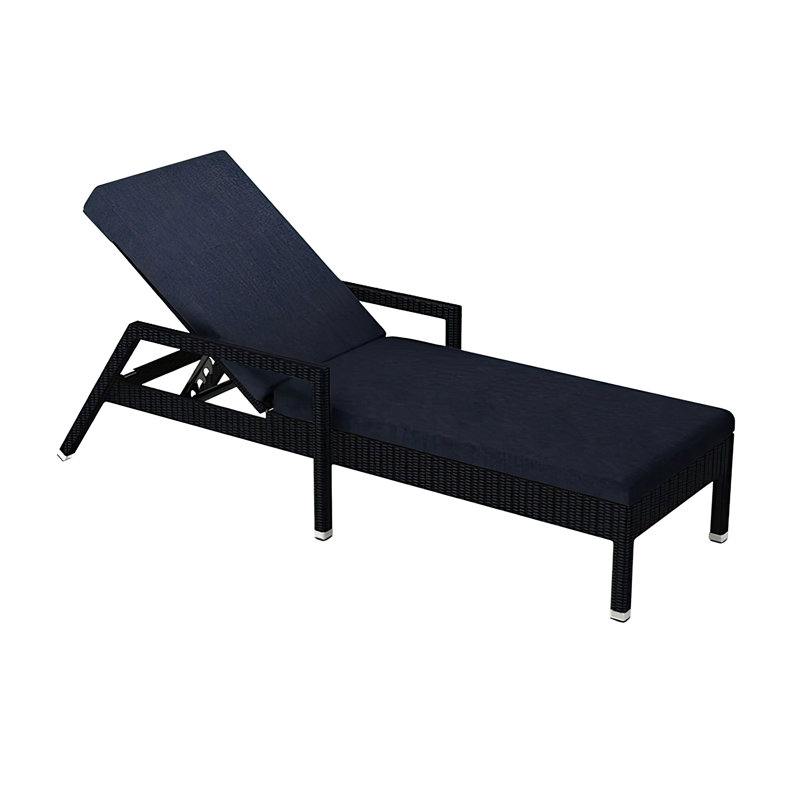 Urbana Outdoor Chaise Lounge, Spectrum Indigo Sunbrella®