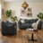 Compressed Sofa, Two-Seat Bean Bag Sofa With Pillows And Armrests For Bedroom Living Room-740326524