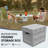 Folding Table Large Capacity Storage Container Portable Function Parking Warning Sign for Camping