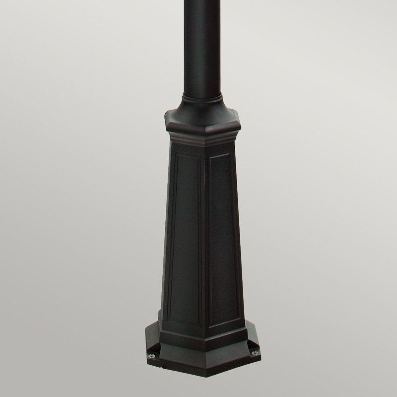 Firenze Lamp Post (Full), Black