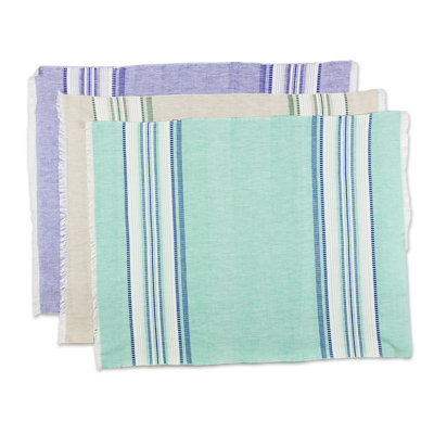 Cotton Stripe Dish Cloth Kitchen Towel