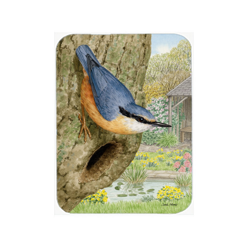 Planche à découper en verre à nuthatch en verre caroline au trésors