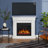 Crawford 47" Slim Electric Fireplace by Real Flame-1266630337