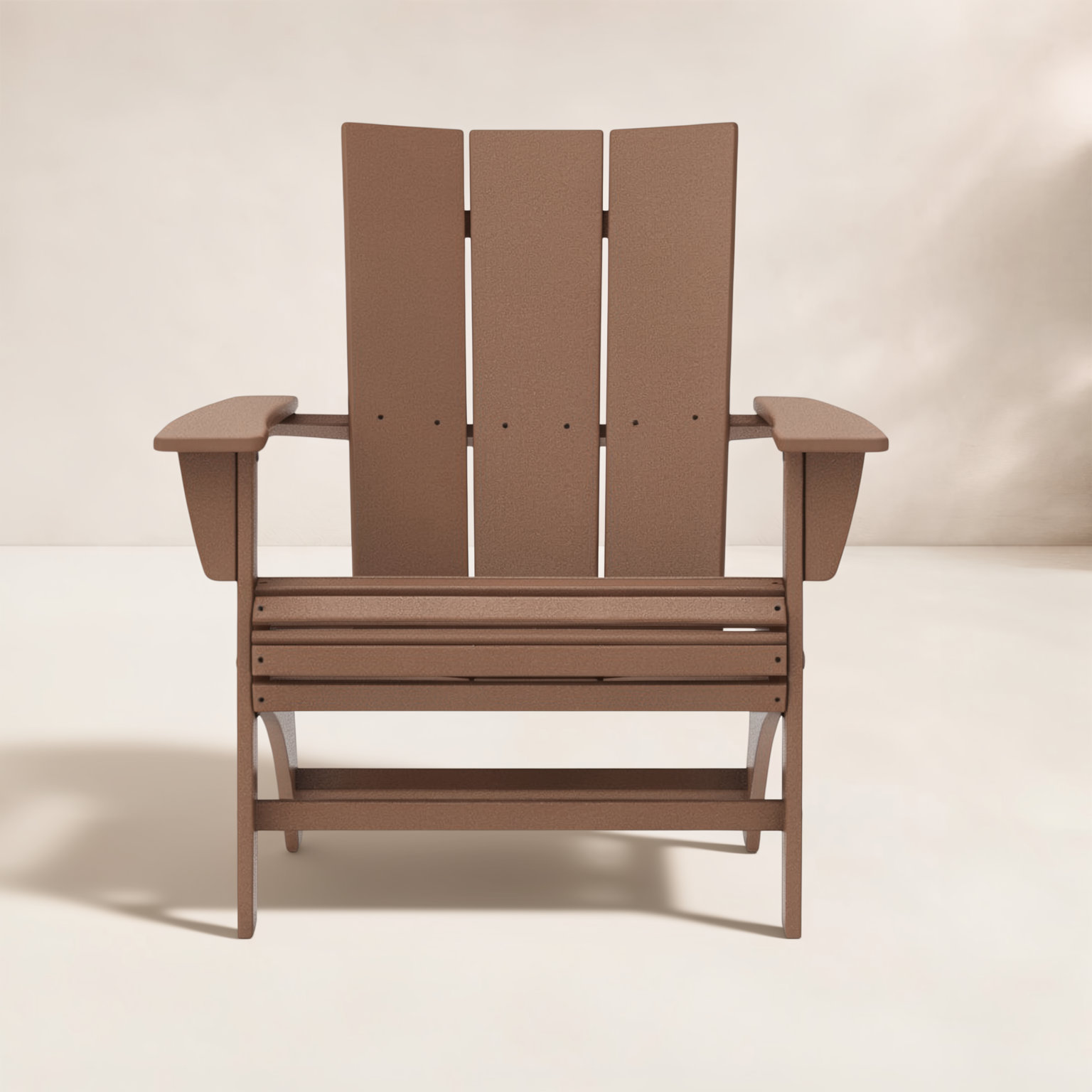 POLYWOOD® Modern Adirondack Chair, Teak