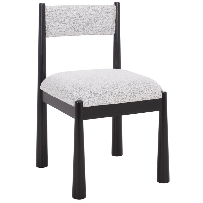 Chaise Makiko, Blanc, Noir