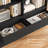 70.9"H X 47.2"W Wood Double 4-Tier Bookcase With 4 Storage Drawers-159345599