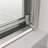 Bypass Shower Door With 1/4" Tempered Glass - 50 54" X 70", Chromed, Smooth Sliding, Leakage Chromed Finish Glass, 36000 Times Open And Close-121479008