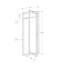 Coat Rack, Hall Tree, Free Standing, Hanging Bar, Entryway, 72"H, Bedroom, White Metal, Contemporary, Modern