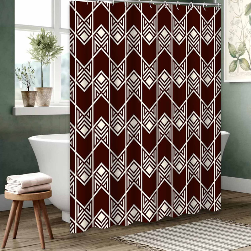 Rideau de douche blanc imperméable, rideaux de douche pour la salle de bain avec 12 crochets, 72" L x 72" W