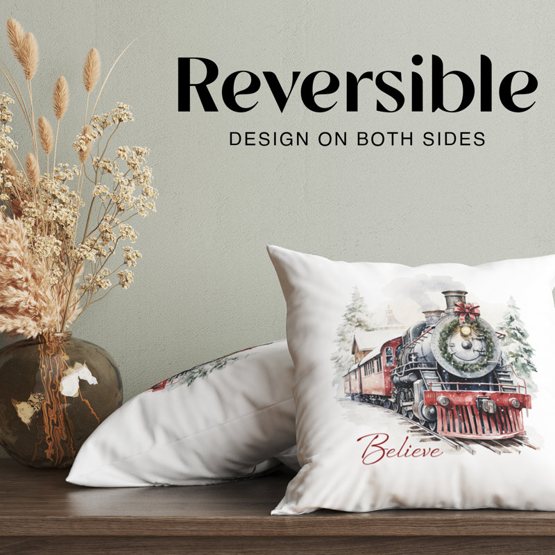 Housse de coussin Believe Holiday, H 16 po x l 16 po