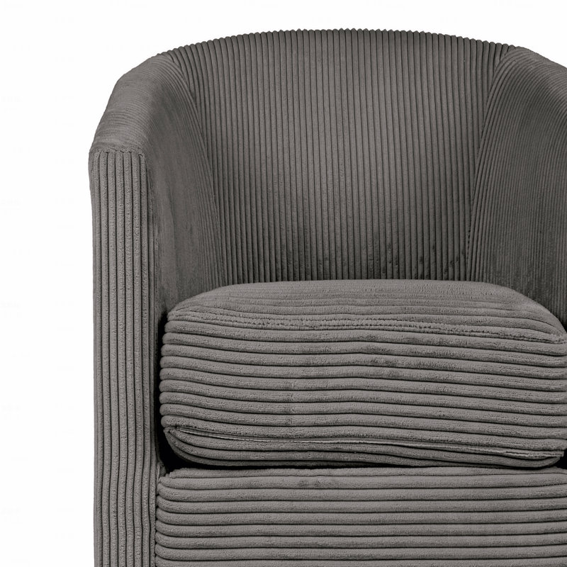 Fauteuil pivotant, Gris foncé