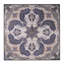 Carreau décoratif surdimensionné mural 48 po x 48 po, pour chaque emplacement. Entrée raffinée bleue. Fabriqué à partir de panneaux décoratifs carrés de 48 po de largeur et de différentes pièces. Ornement décoratif. 100%