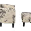 Fauteuil d'appoint d'inspiration rétro