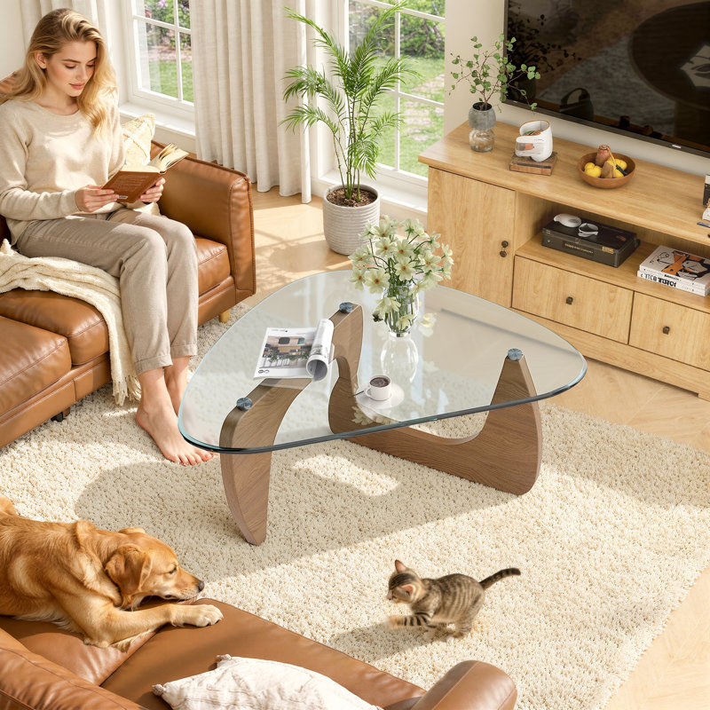 Glass Top, Beige, Clear