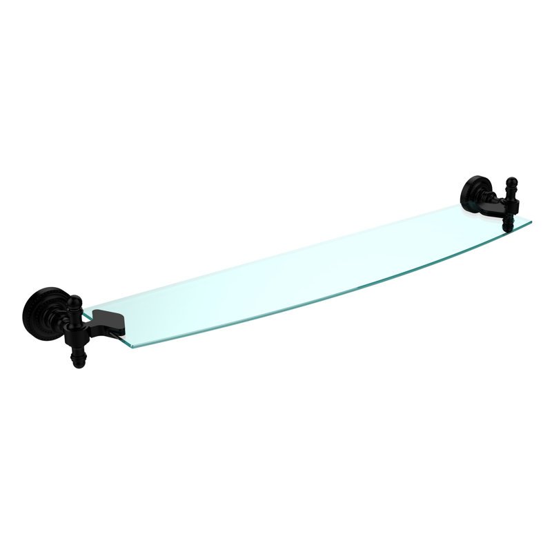 Godinez Bracket Shelf, 28", Matte Black