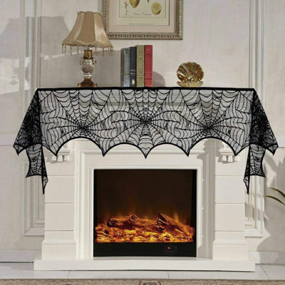 Lot de 5 nappes et chemins de table d'Halloween, décorations effrayantes pour l'intérieur et l'extérieur, maison et jardin, cadeaux pour les fêtes d'Halloween
