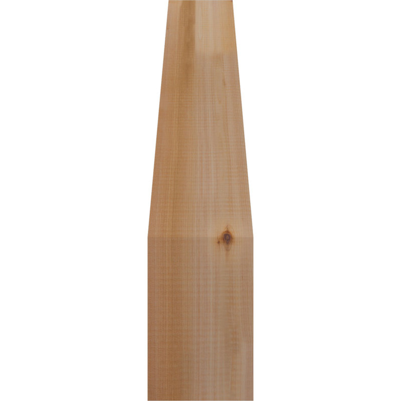 Attelle pour genoux lisse héritage l 5 5 po x P 20 po x H 26 po, Cèdre rouge de l'Ouest, H 26 po x l 5,5 po x P 20 po