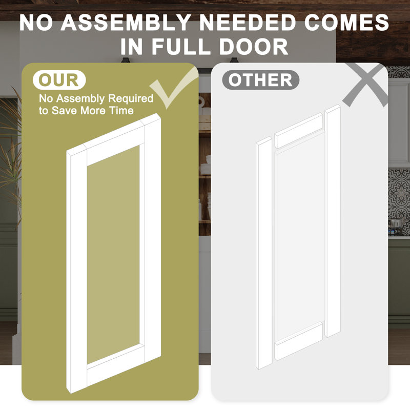 Modern White Primed And 1-Lite Clear Glass Sliding Barn Door With Installation Hardware Kit(No Assembly Required), 28" x 80"