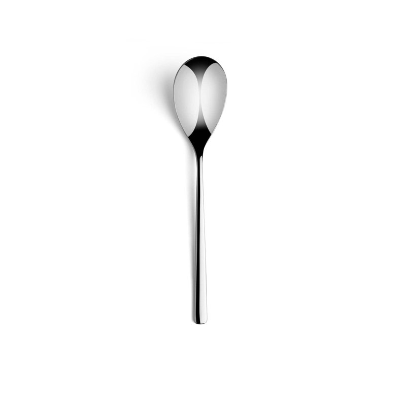 Cuillères à dîner en acier inoxydable Maverick | Ensemble de 12 | Finition miroir 18/10 | 8,5 pouces | Va au micro-ondes et au lave-vaisselle
