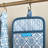DRAPER JAMES Allover Geo Floral Pot Holder 2-Pack Set, Heat Resistant & Non-Slip Silicone Grip, Blue, 7"x10"-124832737