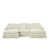 Beige / chenille blanche