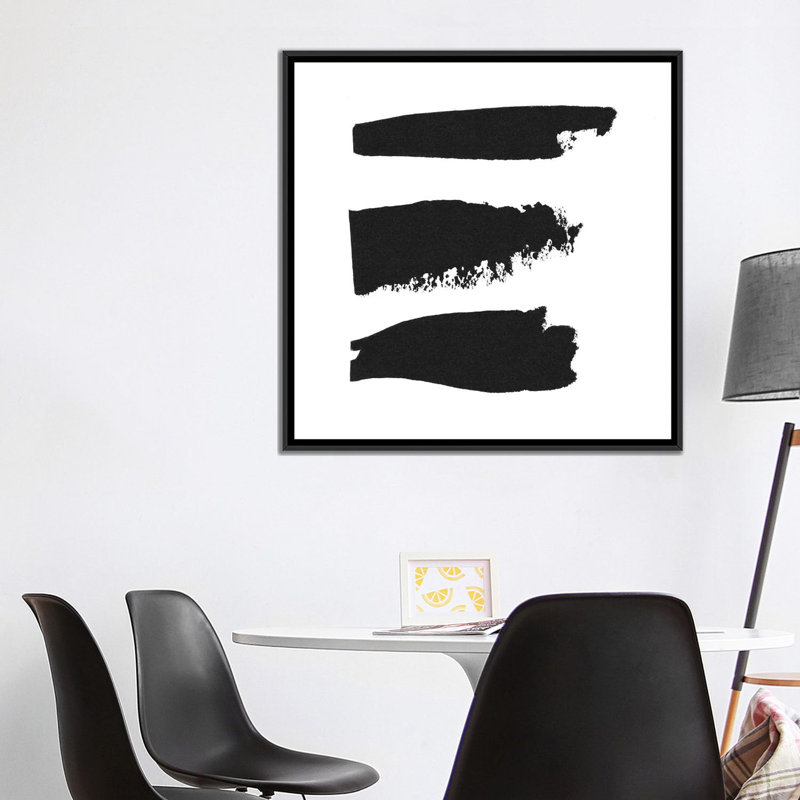 « three company i », reproduction d’impression sur toile tendue, H 18 po x l 18 po x P 1,5 po, Toile avec cadre noir
