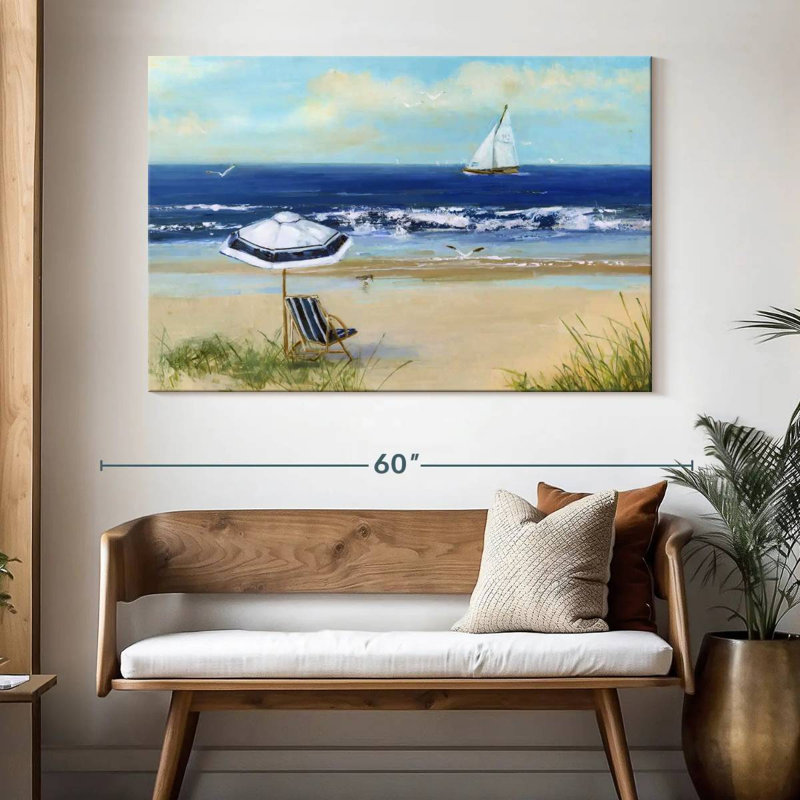 Alvord Azure Beach Life I, H 34 po x l 51 po