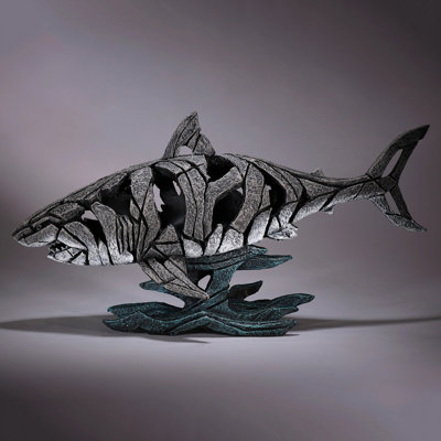 EDGE Sculpture Shark Figure 12.2in H