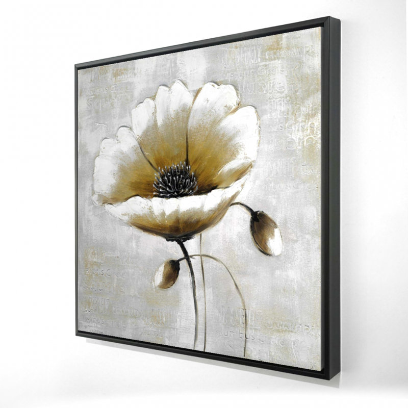" Modern Beige Flower "