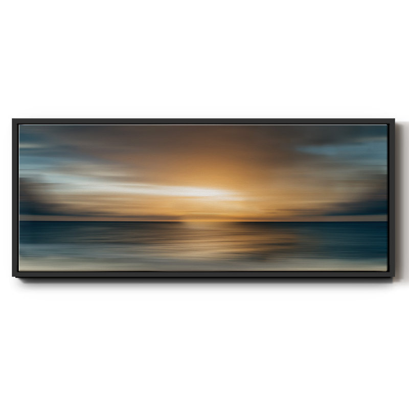 In The Beginning- Framed Canvas, 20" H x 50" W