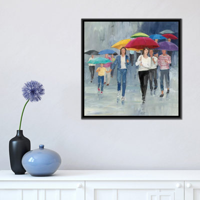 « just walkin’in the rain », reproduction d’art sur toile tendue