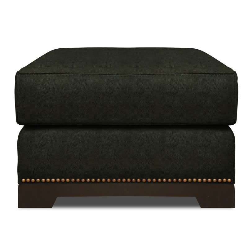 Brooklyn Leather Ottoman, Bison (Legends), Yes, Espresso