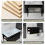 Meuble-lavabo flottant 36 po avec lavabo, porte à fermeture en douceur, lavabo en céramique, contreplaqué 36 po-133693295
