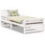 Bed Frame with Headboard Engineered Wood Children's Bedroom Modern Pine-452407653