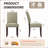 Upholstered Parsons Dining Chairs, Linen Side Chair-165713900