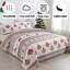 Ensemble de courtepointe 3 pièces de Noël (1 courtepointe, 2 taies décoratives)-93581518