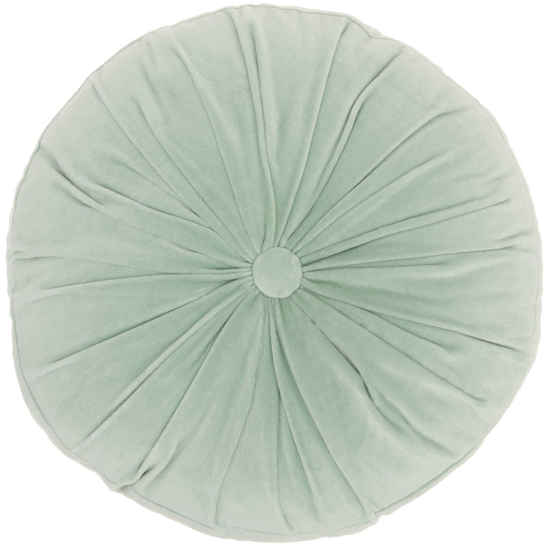 Coussin Therese, Céladon, H 16 po x l 16 po
