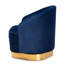 Velvet Swivel Barrel Chair-779487696