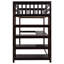 Lit mezzanine avec tablettes de rangement et bureau sous le lit-1344954384-1344954413