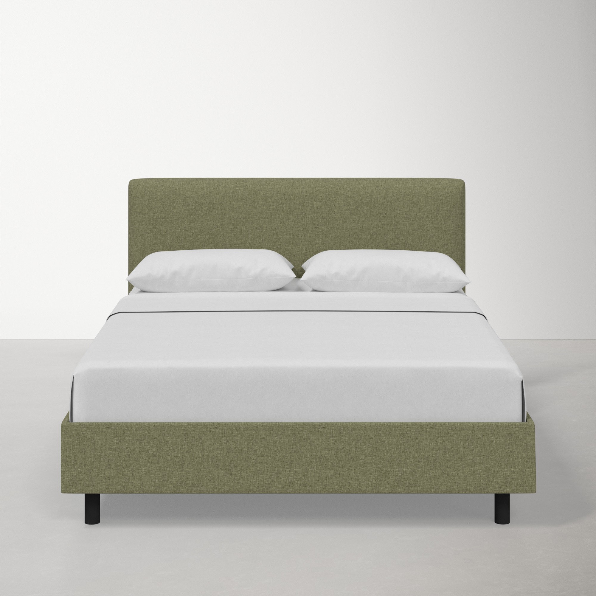 Eisley Upholstered Bed, California King, Zuma Laurel Textured Linen