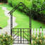 Arche de jardin en métal avec barrière W58,07 * H97,24