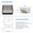 22'' L x 22" W Drop-In Laundry Utility Sink 12 Inch Deep Single Bowl Stainless Steel Kitchen Sink