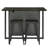 Purkey 47.25 " W Kitchen Island Set