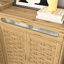 Armoire à café, buffet avec tiroir et tablette réglable, armoire de rangement avec porte de grange