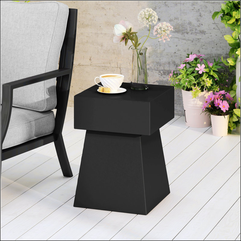Aesop Side Table With Modern Design, Lightweight Concrete, And Pedestal Shape For Elegant And Functional Decor