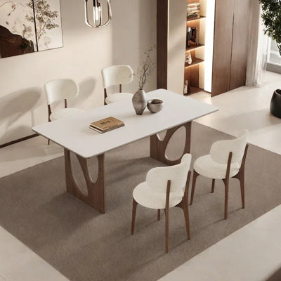 Rectangular home creative dining table
