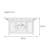 Buffet en bois massif de style chinois
