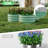 2-Pack Petal-Shaped Galvanized Raised Garden Bed with Open Base – Ground-Connected Planter for Deep Root Growth in Herbs, Veggies / Flowers (Rust-Resistant Design)-989620581