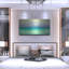 Ivy Bronx «Emerald Breeze» par Vahe Yeremyan, art mural en métal-2139739518