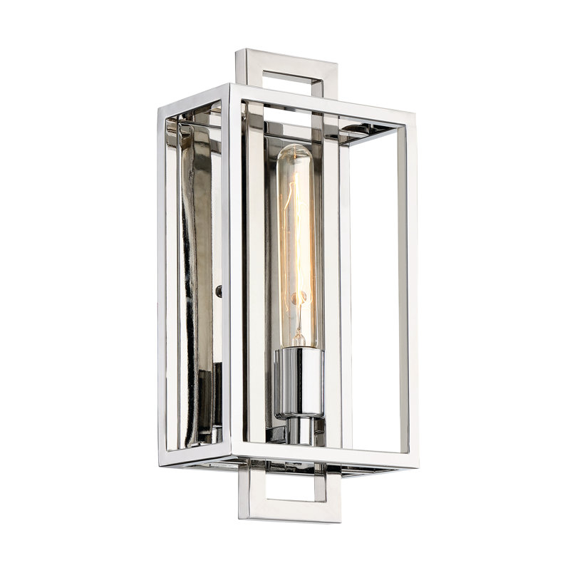 Mcnemar Flush Mounted Sconce, Chrome